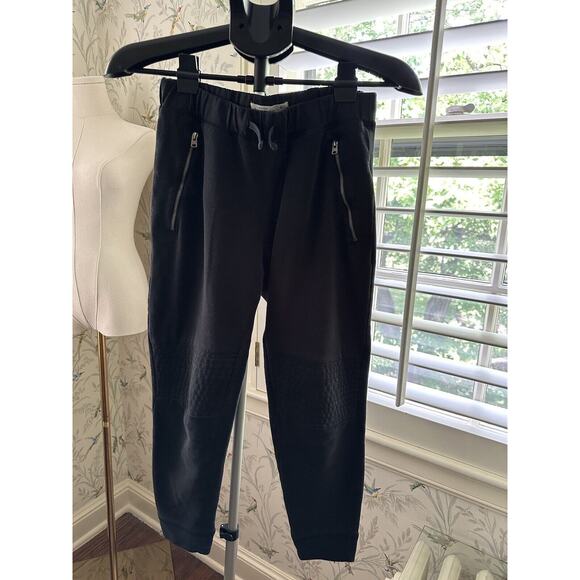 Abercrombie And Fitch Black draw string Joggers Women’s 28x32” Youth 12 - Picture 1 of 4